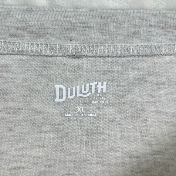 Duluth Women XL Ponte Pro Knit Three Forths Sleeve Midi Dress Belted Grey Cozy - Picture 7 of 16